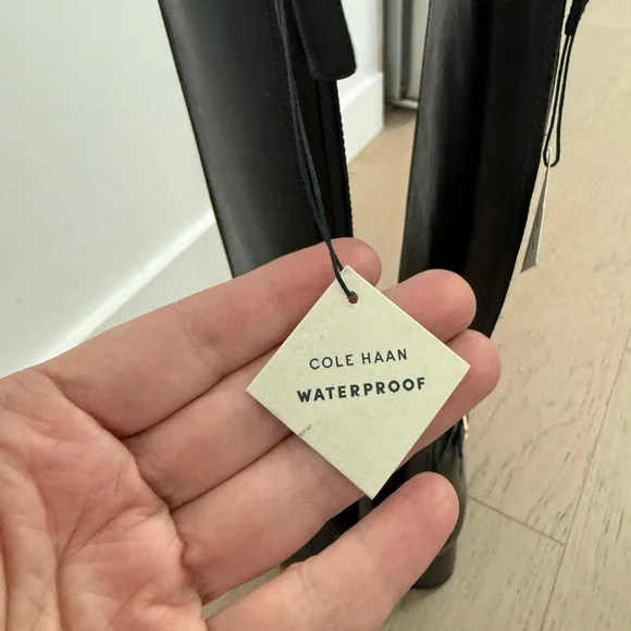 Cole Haan Avani Grand Knee High Stretch Boot in Black NWT - Picture 7 of 7